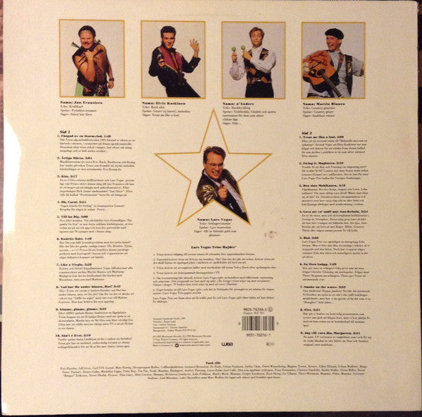 Lars Vegas Trio : På Korståg För Schlagerns Bevarande (LP, Album)