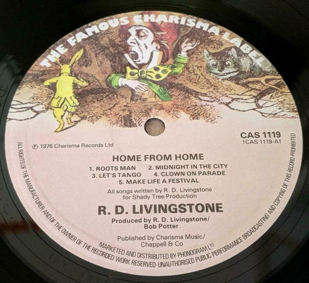 Dandy Livingstone : Home From Home (LP, Album)