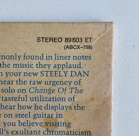 Steely Dan : Can't Buy A Thrill (LP, Album, RE)