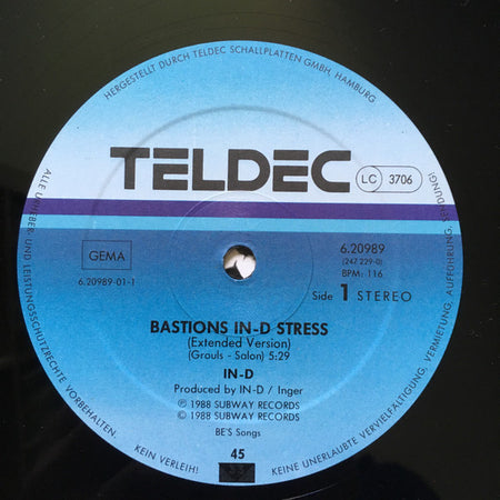 In-D : Bastion In-D Stress (12")