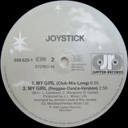 Joystick (2) : My Girl (12", Maxi)