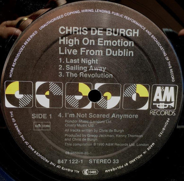 Chris de Burgh : High On Emotion: Live From Dublin! (2xLP, Album, Comp, Gat)