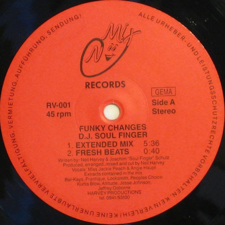 DJ Soul Finger : Funky Changes (12")