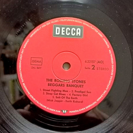 The Rolling Stones : Beggars Banquet (LP, Album, RE)