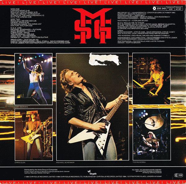 The Michael Schenker Group : Rock Will Never Die (LP, Album)