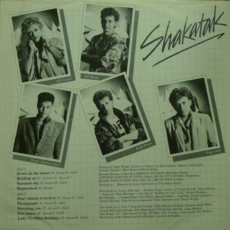 Shakatak : Down On The Street (LP, Album)