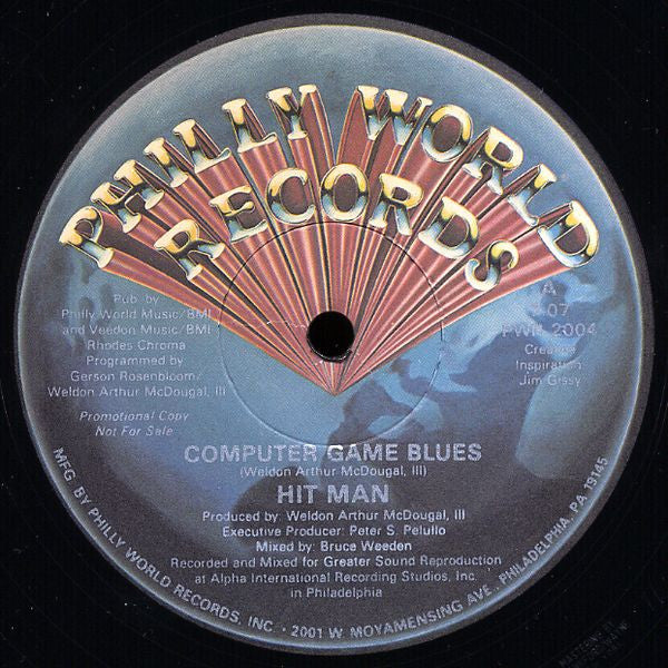 Hit Man : Computer Game Blues / Future Times (12", Promo)