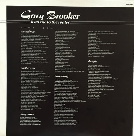 Gary Brooker : Lead Me To The Water (LP, Album)