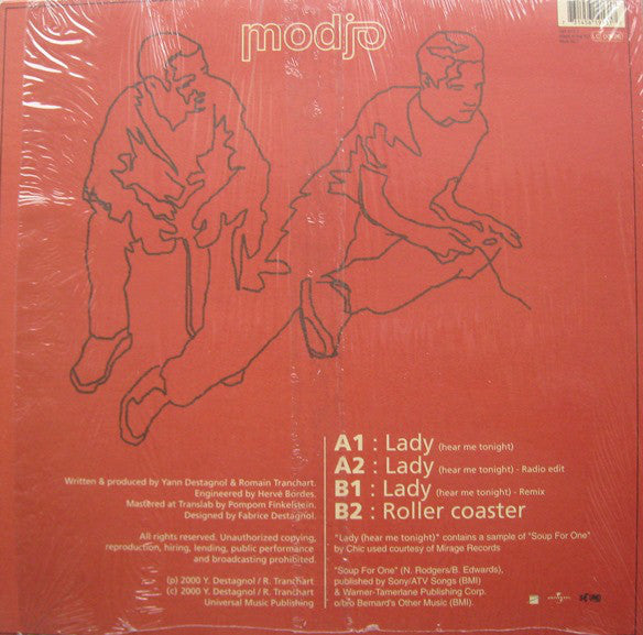 Modjo : Lady (Hear Me Tonight) (12")