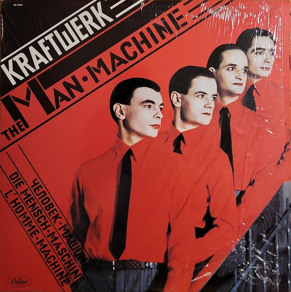 Kraftwerk : The Man Machine (LP, Album, RE)