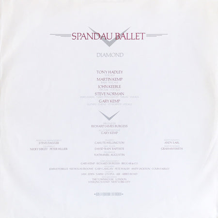 Spandau Ballet : Diamond (LP, Album)