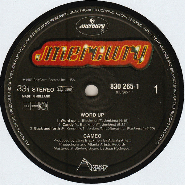 Cameo : Word Up! (LP, Album)