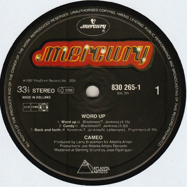 Cameo : Word Up! (LP, Album)