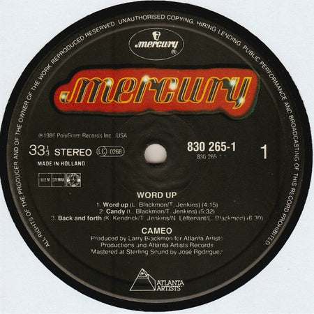 Cameo : Word Up! (LP, Album)