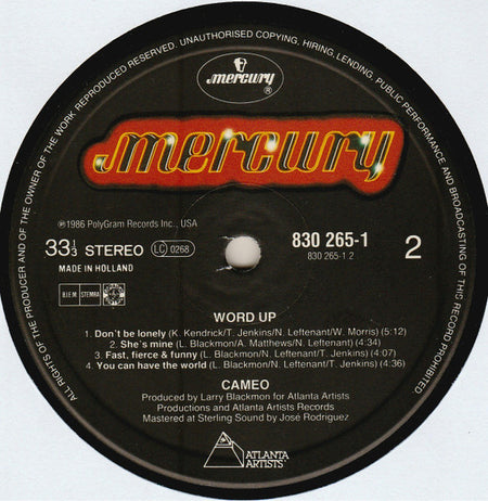 Cameo : Word Up! (LP, Album)