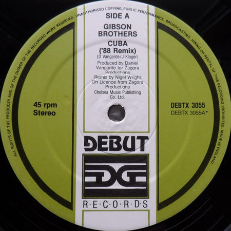 Gibson Brothers : Cuba ('88 Remix) (12")