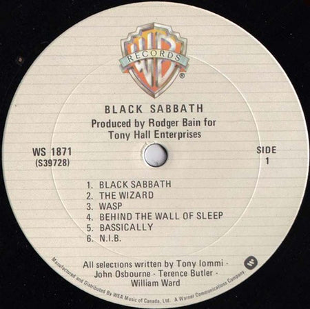 Black Sabbath : Black Sabbath (LP, Album, RE)