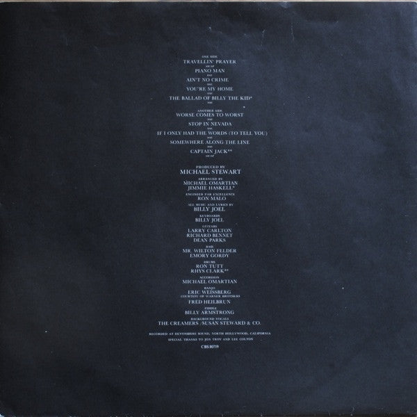 Billy Joel : Piano Man (LP, Album, RE, Red)