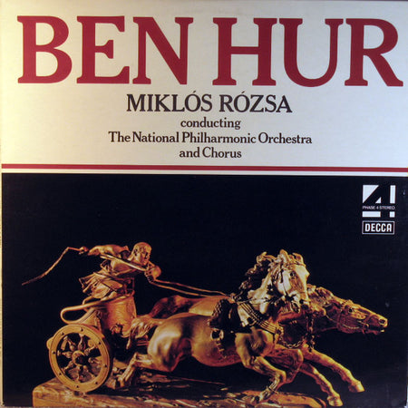 Miklós Rózsa Conducting National Philharmonic Orchestra And National Philharmonic Chorus : Ben Hur (LP, Album)