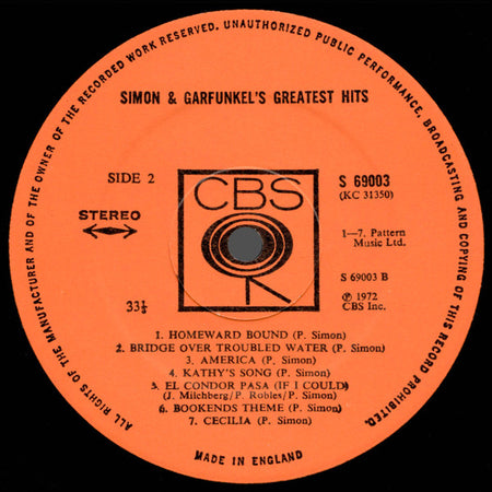 Simon & Garfunkel : Simon And Garfunkel's Greatest Hits (LP, Comp)