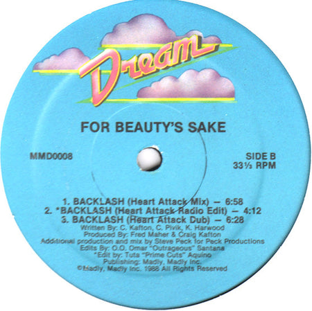 For Beauty's Sake : Backlash (12")