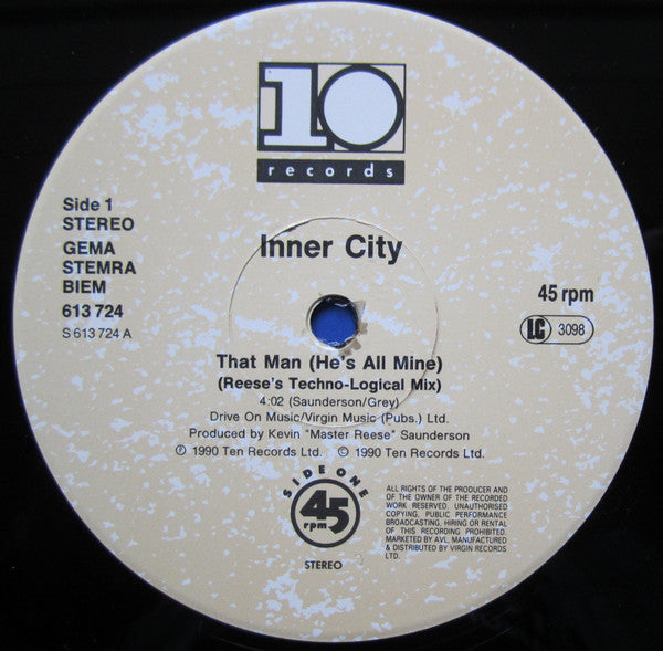Inner City : That Man (He's All Mine) (12")