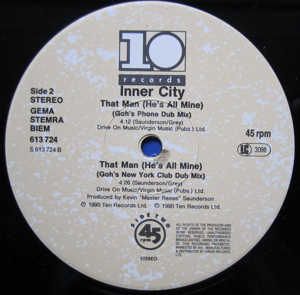 Inner City : That Man (He's All Mine) (12")