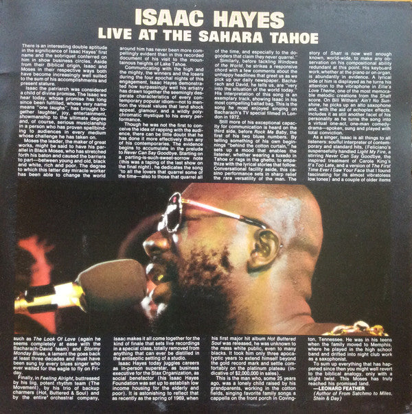 Isaac Hayes : Live At The Sahara Tahoe (2xLP, Album, RE)