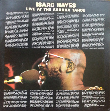 Isaac Hayes : Live At The Sahara Tahoe (2xLP, Album, RE)