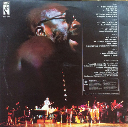 Isaac Hayes : Live At The Sahara Tahoe (2xLP, Album, RE)