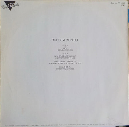 Bruce & Bongo : Geil (12")
