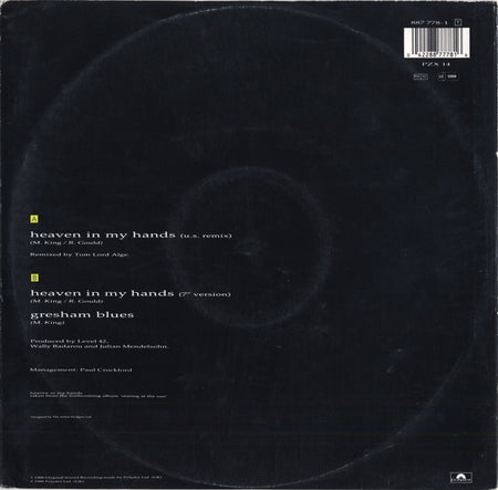 Level 42 : Heaven In My Hands (U.S. Remix) (12")