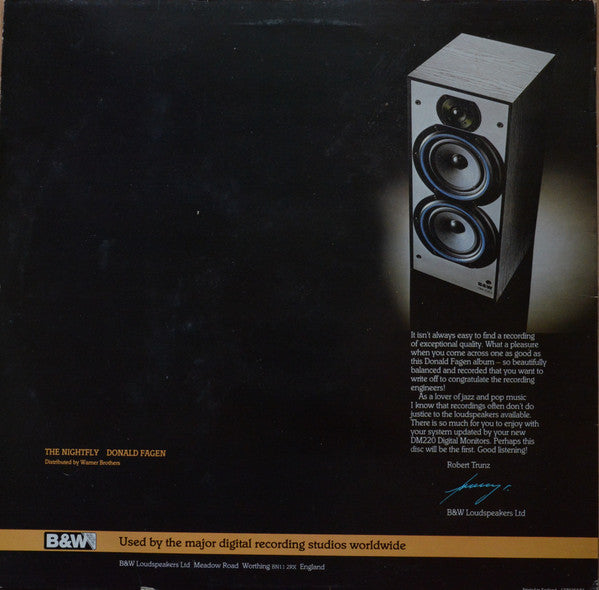 Donald Fagen : The Nightfly (LP, Album)