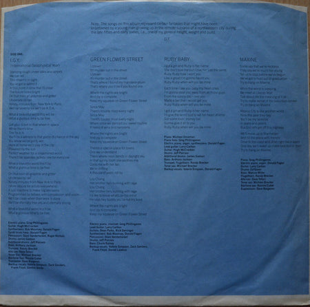 Donald Fagen : The Nightfly (LP, Album)
