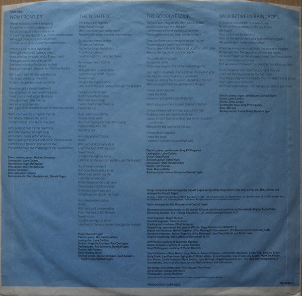 Donald Fagen : The Nightfly (LP, Album)