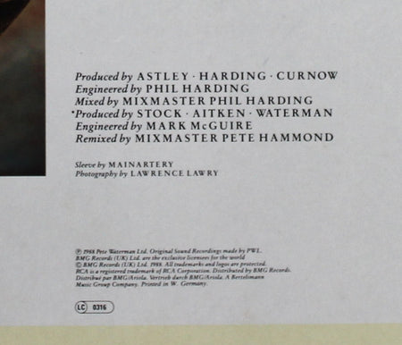 Rick Astley : She Wants To Dance With Me (12", Maxi)