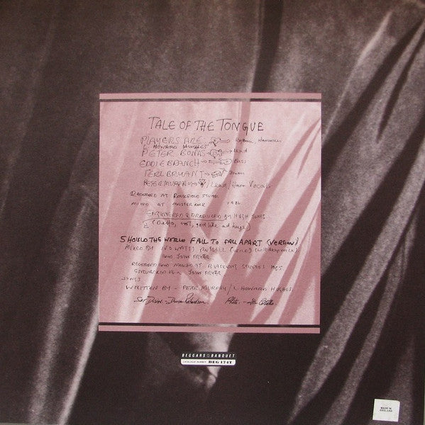 Peter Murphy : Tale Of The Tongue (12", Single)