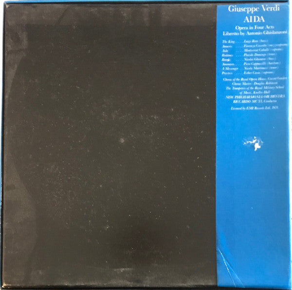 Giuseppe Verdi : Aida (3xLP + Box)
