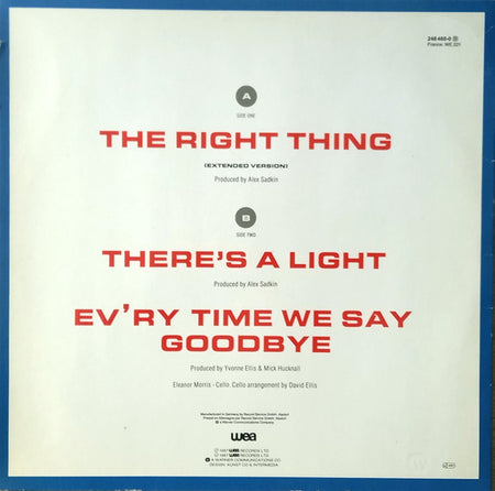 Simply Red : The Right Thing (12", Maxi)