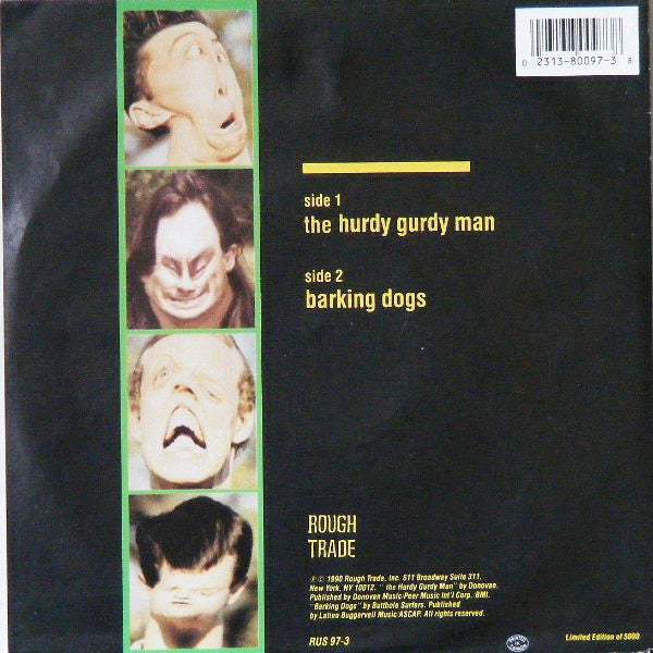 Butthole Surfers : The Hurdy Gurdy Man (7", Ltd, Yel)