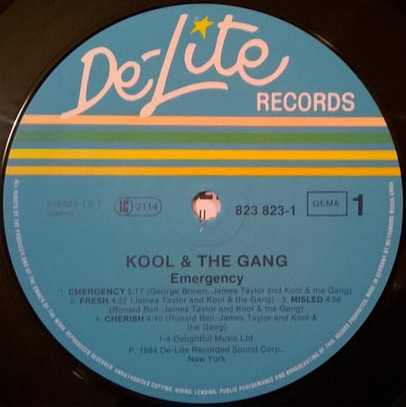 Kool & The Gang : Emergency (LP, Album)