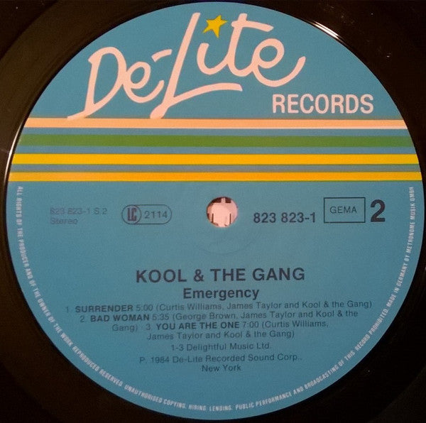 Kool & The Gang : Emergency (LP, Album)