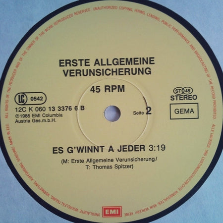 EAV (Erste Allgemeine Verunsicherung) : Ba Ba Banküberfall (Kriminell-Lange Maxi-Version) (12", Maxi)
