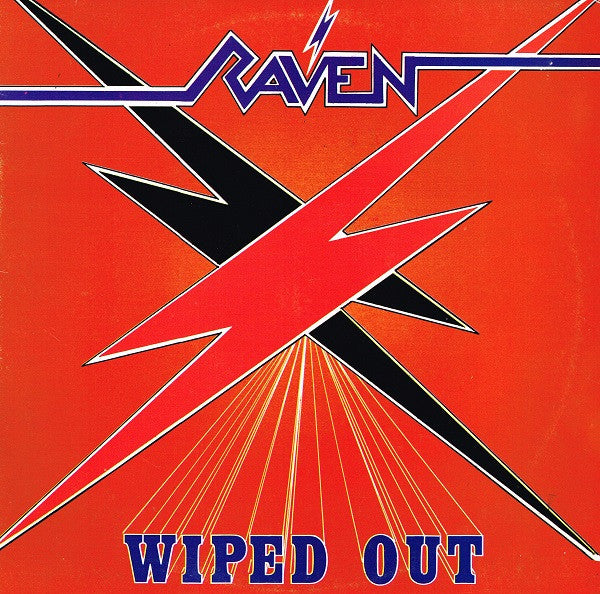 Raven (6) : Wiped Out (LP, Album, RE)