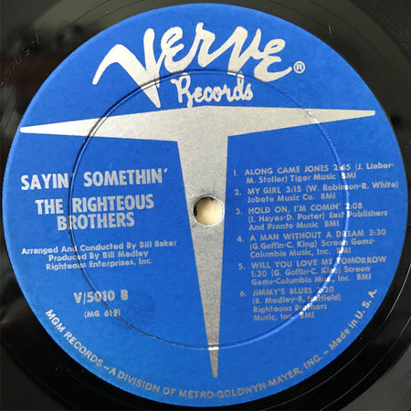 The Righteous Brothers : Sayin' Somethin' (LP, Album, Mono)