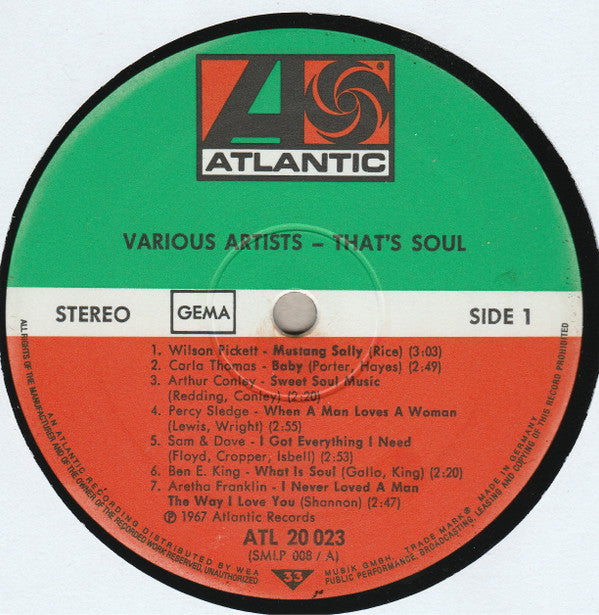 Various : That’s Soul (LP, Comp, RE)