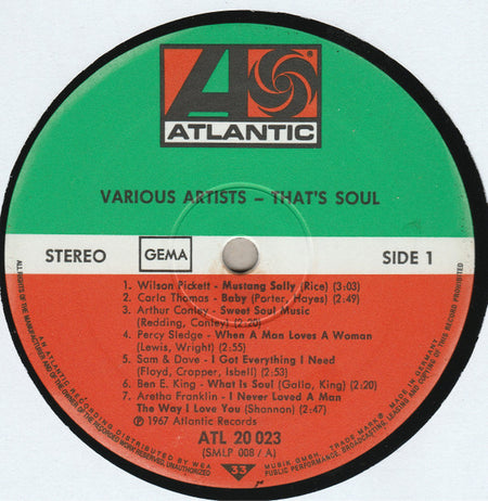 Various : That’s Soul (LP, Comp, RE)