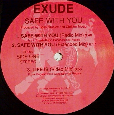 Exude : Safe With You (12")