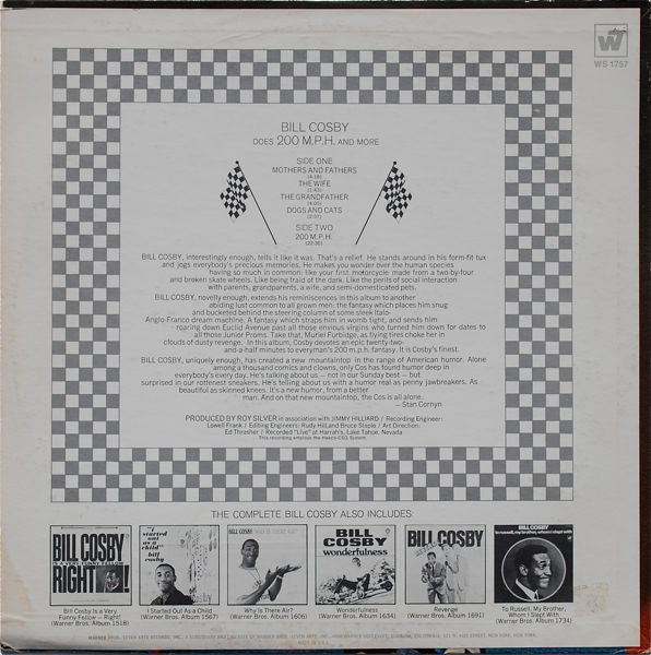 Bill Cosby : 200 M.P.H. (LP, Album, Ter)