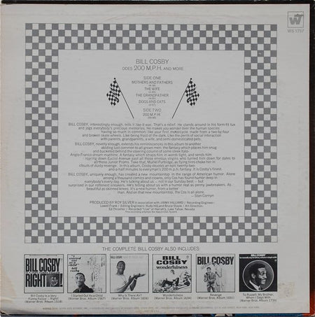 Bill Cosby : 200 M.P.H. (LP, Album, Ter)